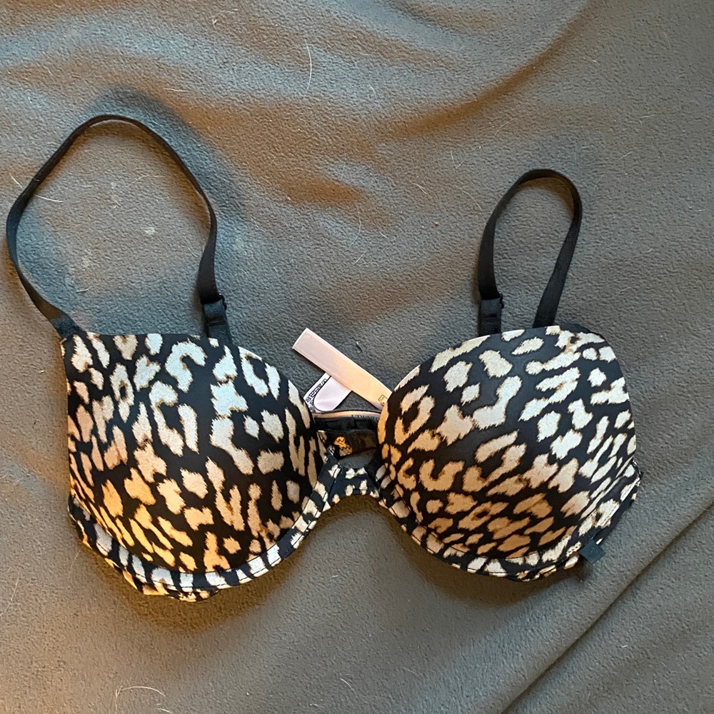 Cheetah Print Victoria Secret Push Up Bra